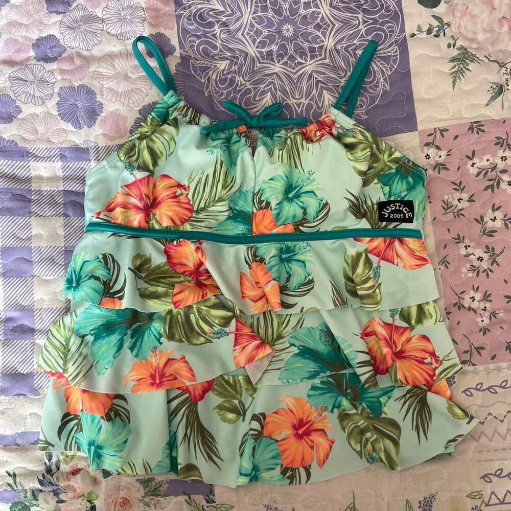 Justice Women's multi Bikini-and-tankini-tops